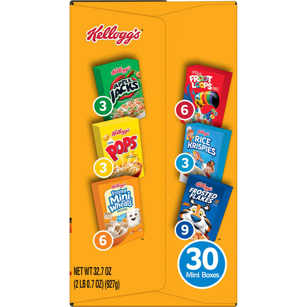 Kellogg's Jumbo Assortment Pack (32.7 oz., 30 pk.) - [From 59.00 - Choose pk Qty ] - *Ships from Miami