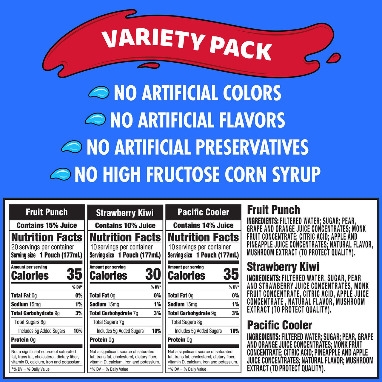 Capri Sun Variety Pack (6oz / 40pk) - [From 42.00 - Choose pk Qty ] - *Ships from Miami