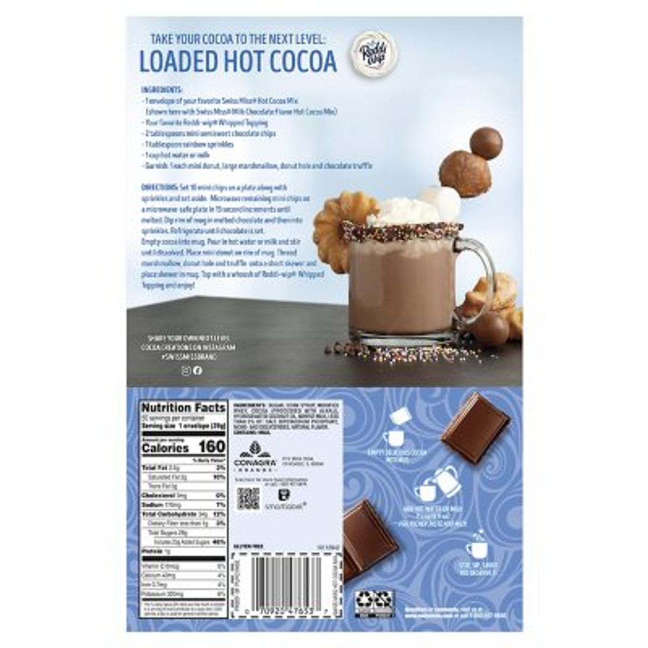 Swiss Miss Milk Chocolate Hot Cocoa Mix Packets (50 ct.) - [From 39.00 - Choose pk Qty ] - *Ships from Miami