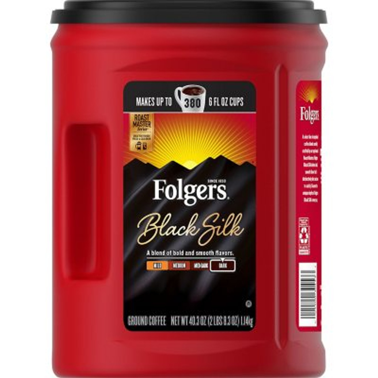 Folgers Black Silk Ground Coffee (40.3 oz.) - [From 63.00 - Choose pk Qty ] - *Ships from Miami