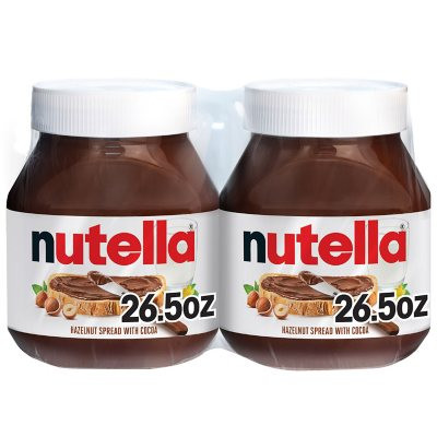 Nutella Hazelnut Spread Twin Pack (26.5 oz., 2 pk.) - [From 46.00 - Choose pk Qty ] - *Ships from Miami