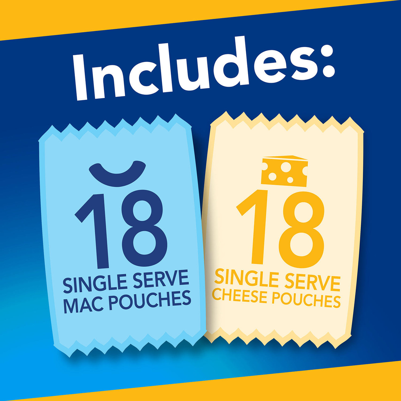 Kraft Easy Mac Microwavable Macaroni & Cheese (2.15 oz., 18 ct.) - *Pre-Order