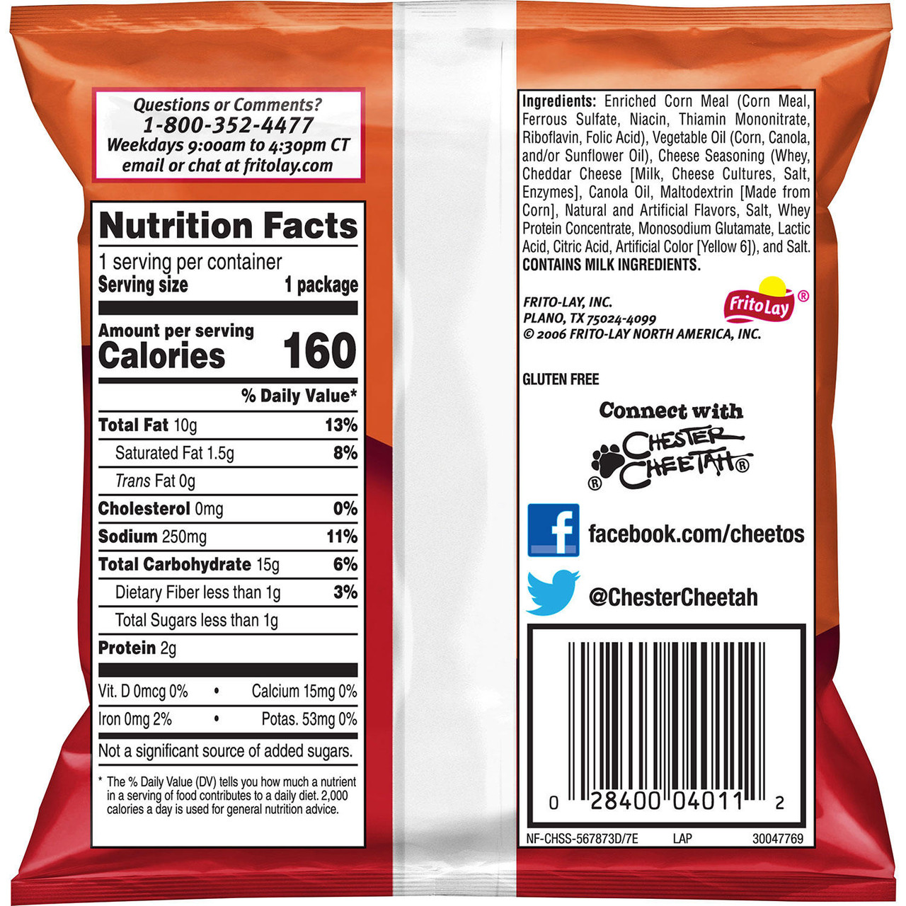 Cheetos Crunchy (1 oz., 50 ct.) - [From 108.00 - Choose pk Qty ] - *Ships from Miami