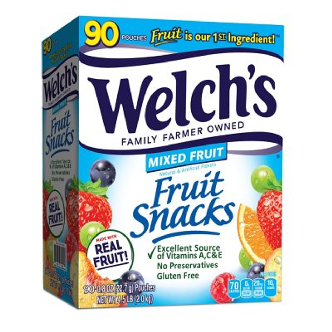 Welch's Mixed Fruit Fruit Snack (90 ct.) - [From 59.00 - Choose pk Qty ] - *Ships from Miami