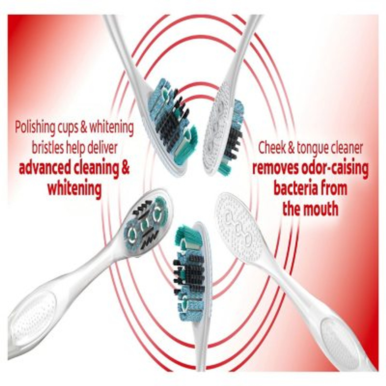 Colgate Optic White 360 Manual Toothbrush, Soft (8 pk.) - [From 62.00 - Choose pk Qty ] - *Ships from Miami