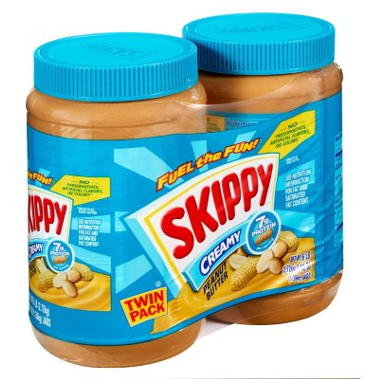 Skippy Creamy Peanut Butter Spread (48 oz., 2 pk) - [From 46.00 - Choose pk Qty ] - *Ships from Miami