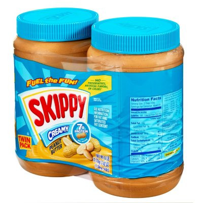 Skippy Creamy Peanut Butter Spread (48 oz., 2 pk) - [From 40.00 - Choose pk Qty ] - *Ships from Miami