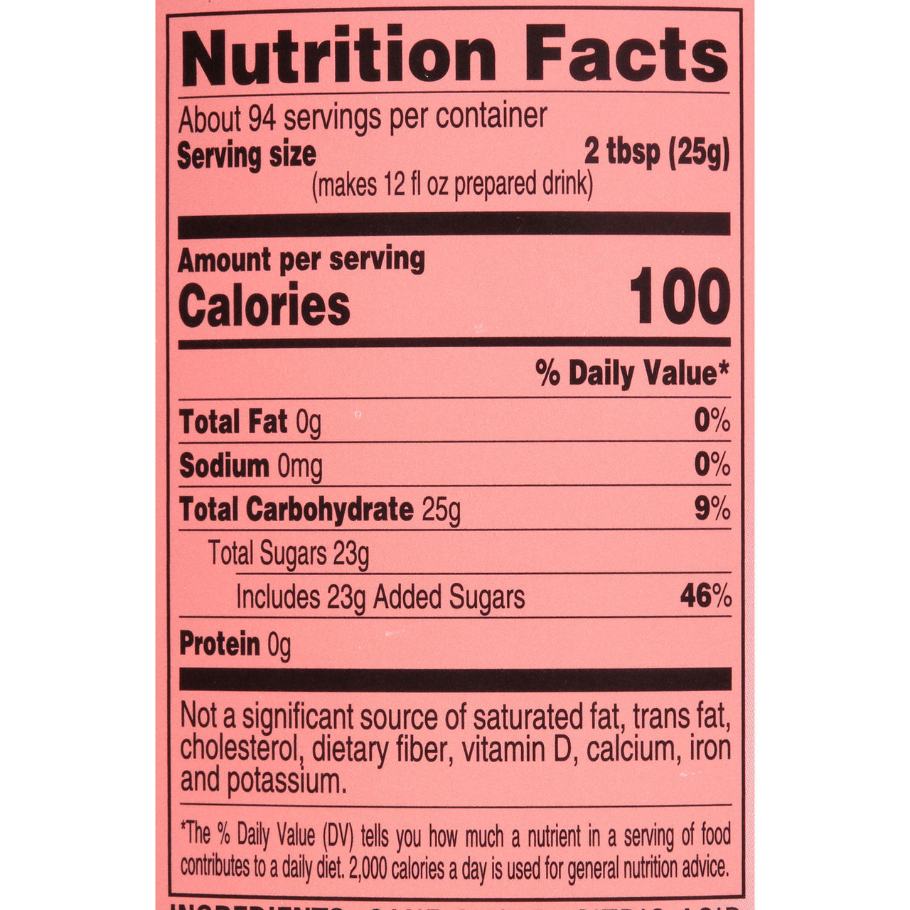 4C 35 QT Peach Iced Tea Mix (82.6 oz.) - [From 25.00 - Choose pk Qty ] - *Ships from Miami