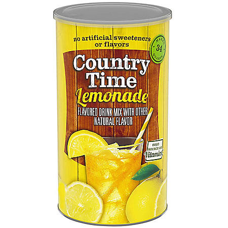 Country Time Powdered Lemonade Drink Mix (82.5 oz.) - [From 36.00 - Choose pk Qty ] - *Ships from Miami