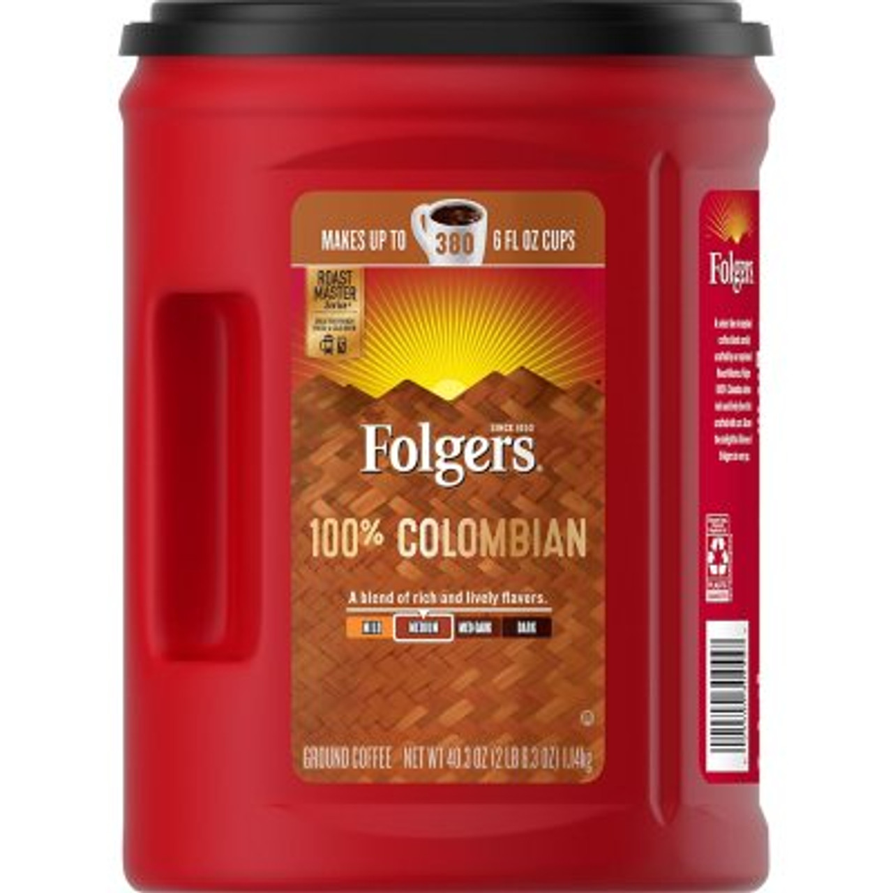 Folgers 100% Medium Roast Ground Colombian Coffee (40.3 oz.) - [From 62.00 - Choose pk Qty ] - *Ships from Miami