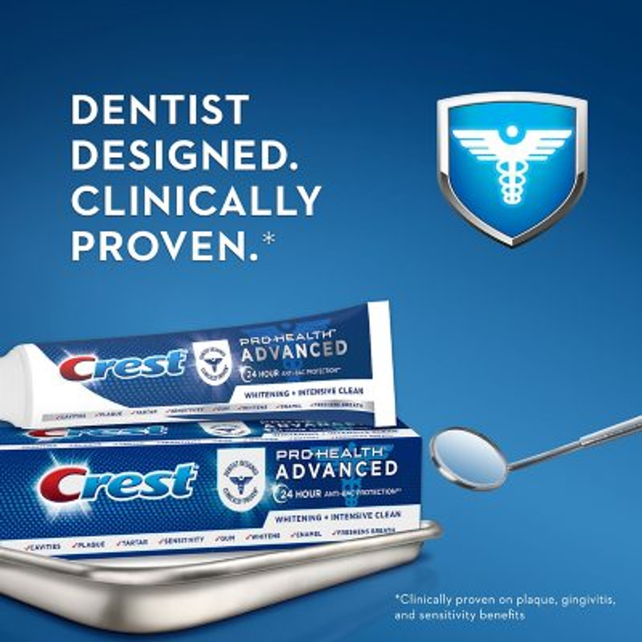 Crest Pro-Health Toothpaste, Advanced White for Teeth Whitening (5.8 oz., 5 pk.) - [From 57.00 - Choose pk Qty ] - *Ships from Miami