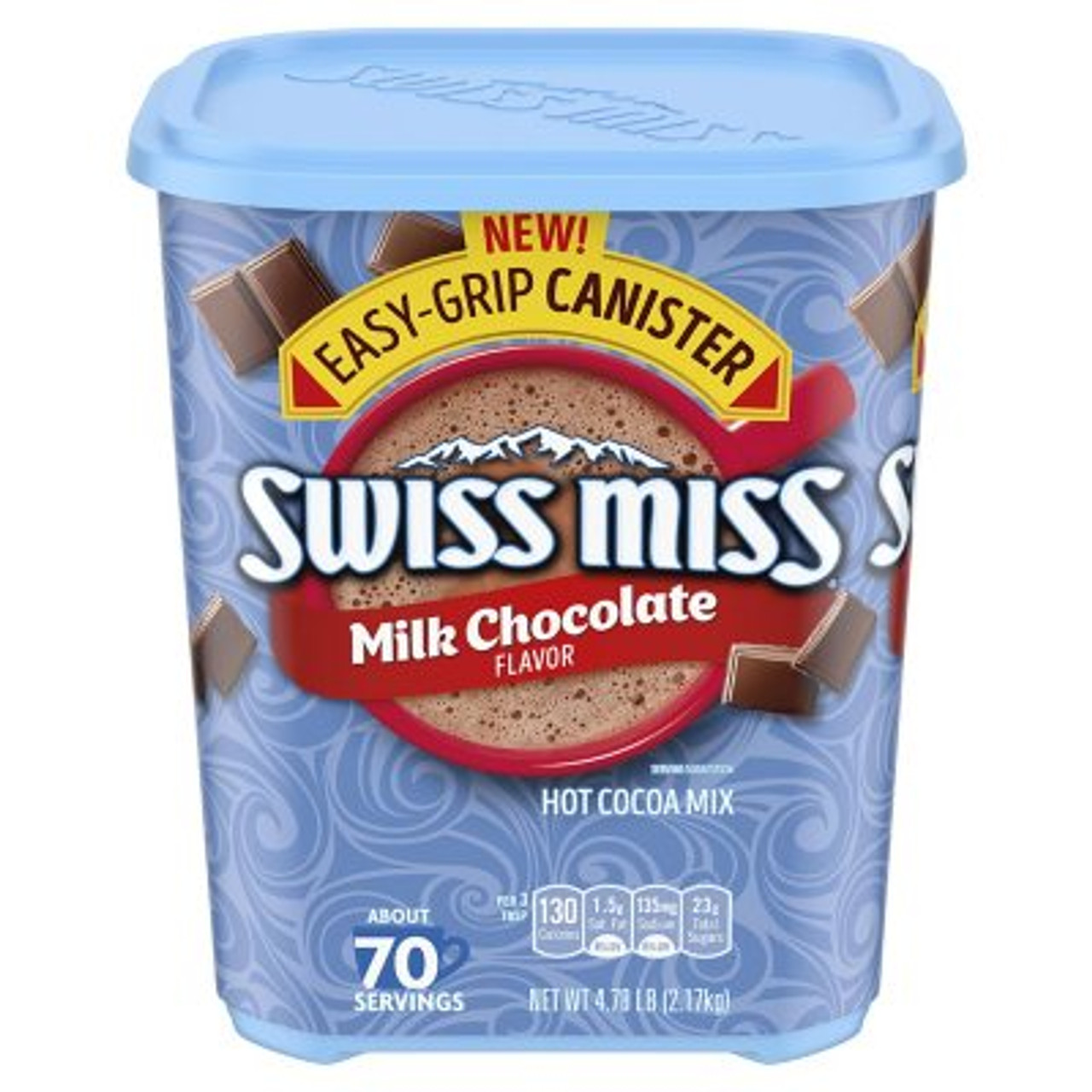 Swiss Miss Milk Chocolate Hot Cocoa Mix Canister (76.5 oz.) - [From 43.00 - Choose pk Qty ] - *Ships from Miami