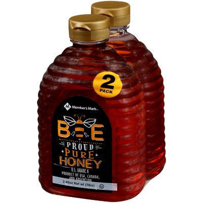 Member's Mark Bee Proud Pure Honey (40 oz., 2 pk.) - [From 77.00 - Choose pk Qty ] - *Ships from Miami