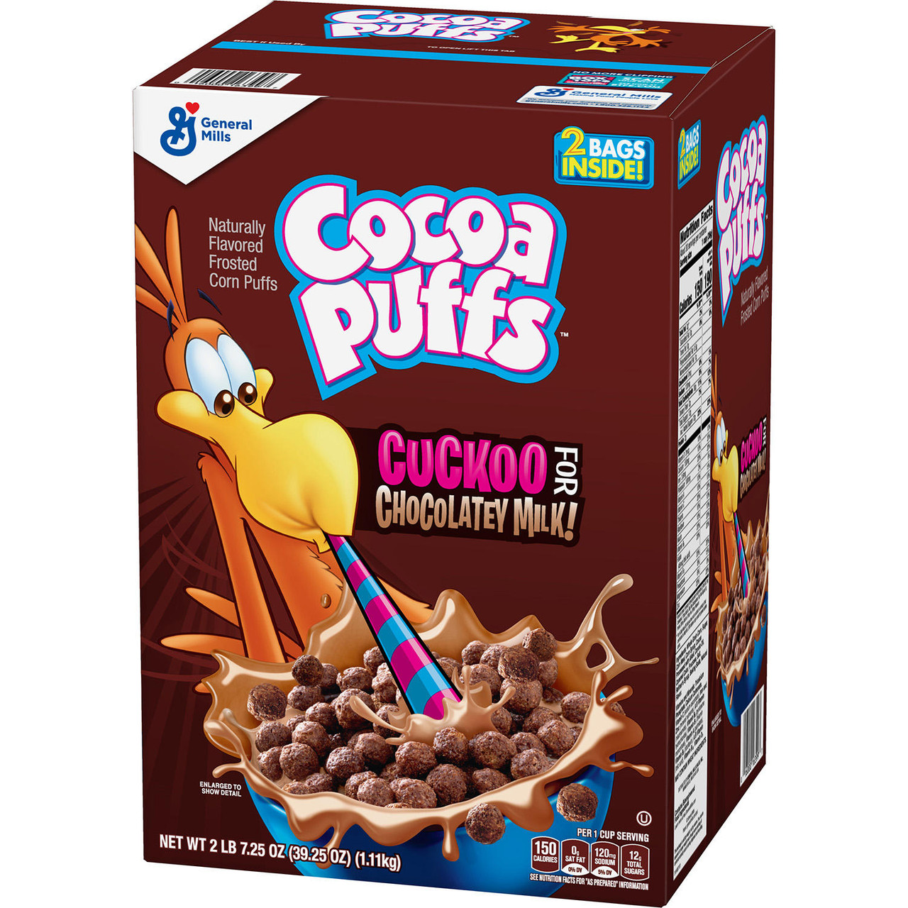 Cocoa Puffs, Chocolate Cereal (39.25 oz., 2 pk.) - CIS ...
