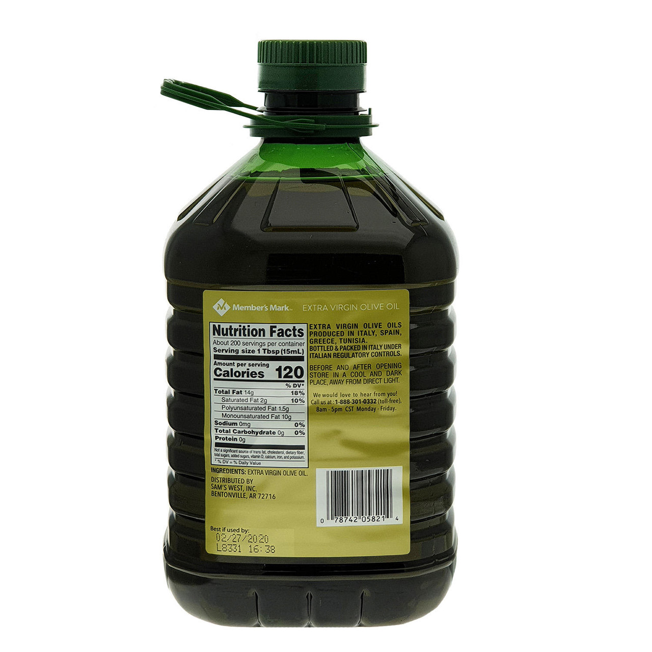 Member's Mark Extra Virgin Olive Oil (3 L) - [From 122.00 - Choose pk Qty ] - *Ships from Miami