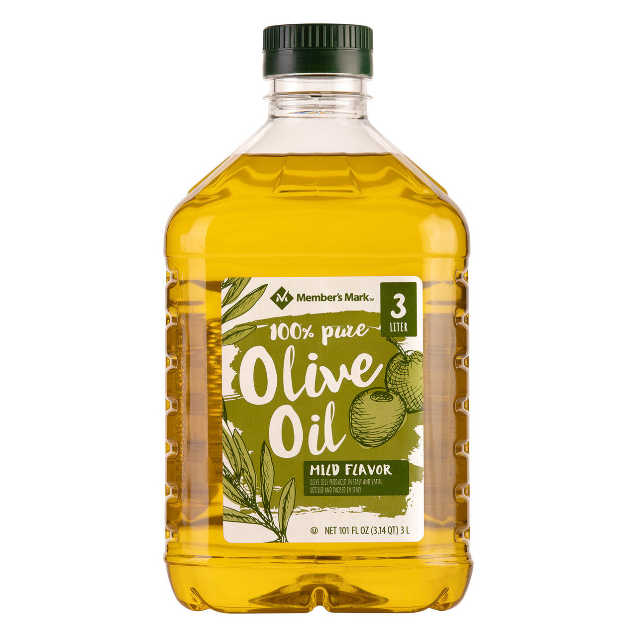 Member's Mark 100% Pure Olive Oil (3 L) - [From 124.00 - Choose pk Qty ] - *Ships from Miami