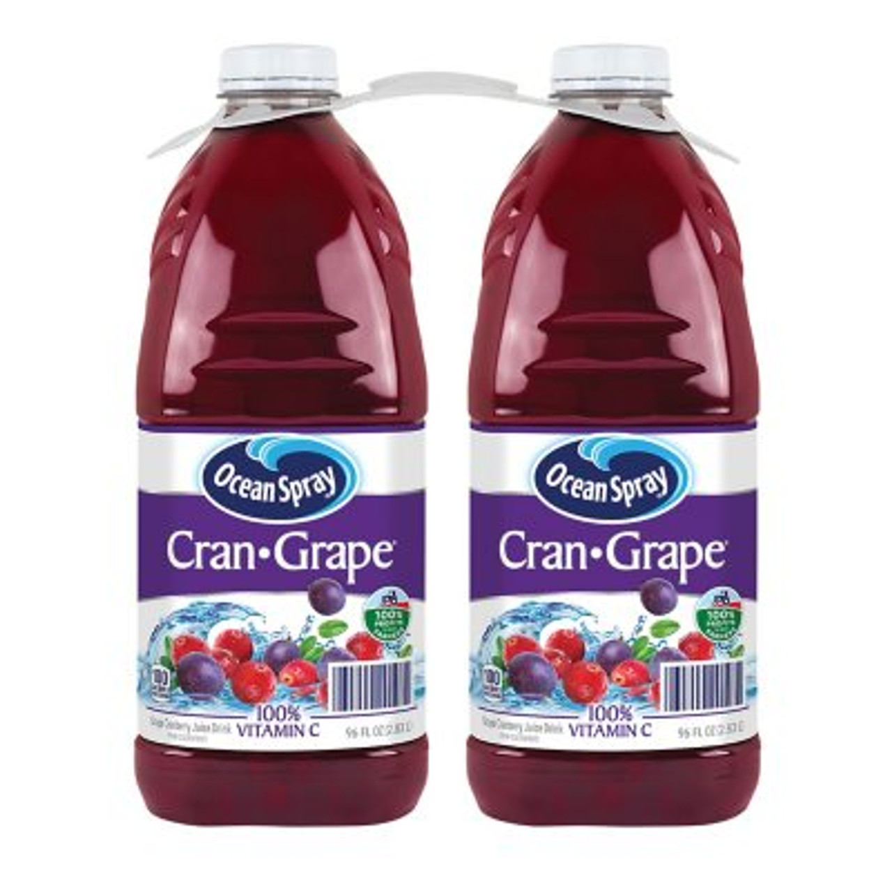 Ocean Spray Cran-Grape Juice Drink (96oz / 2pk) - [From 44.00 - Choose pk Qty ] - *Ships from Miami
