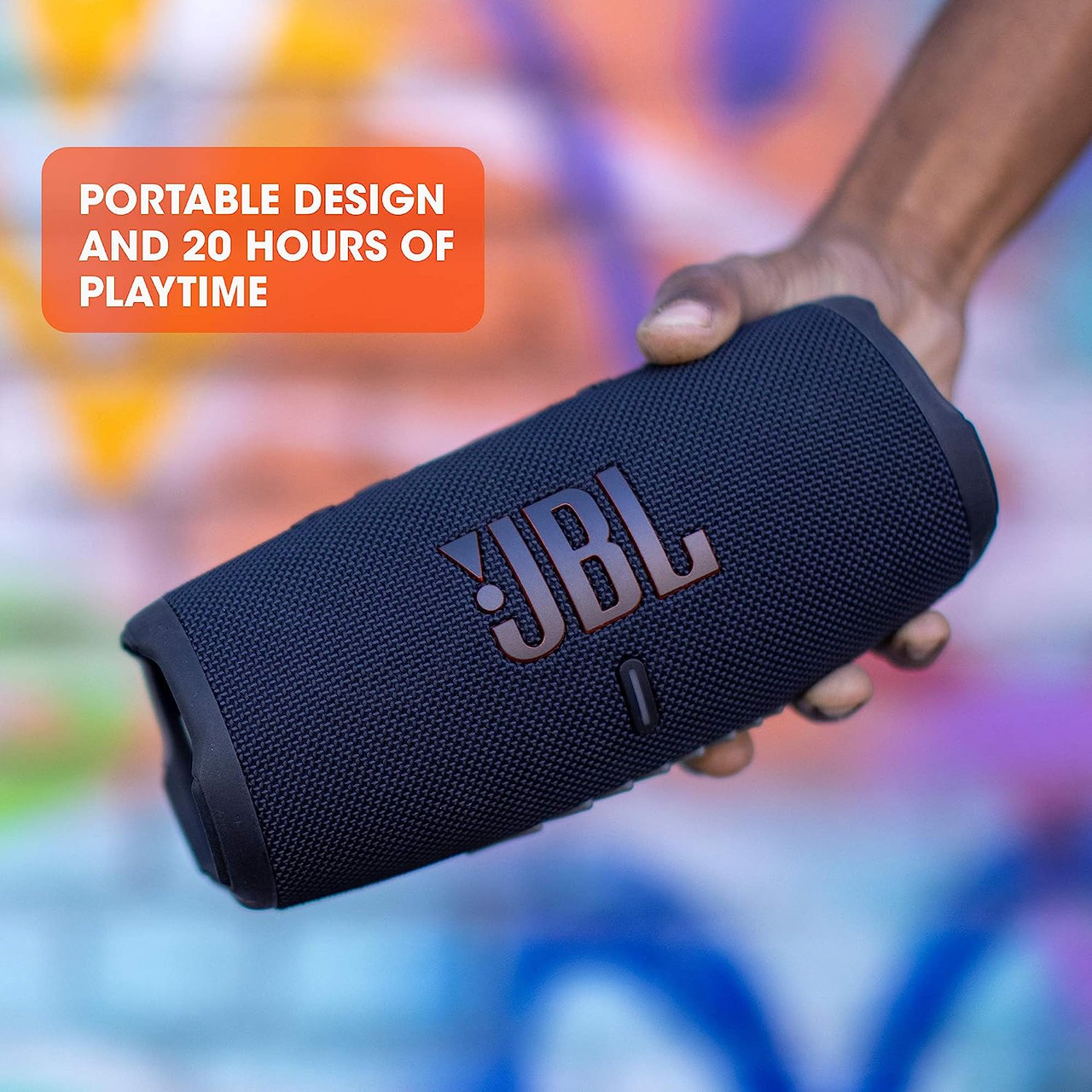 JBL Charge 5 Waterproof Portable Speaker with Built-in Powerbank Blue - *Pre-Order