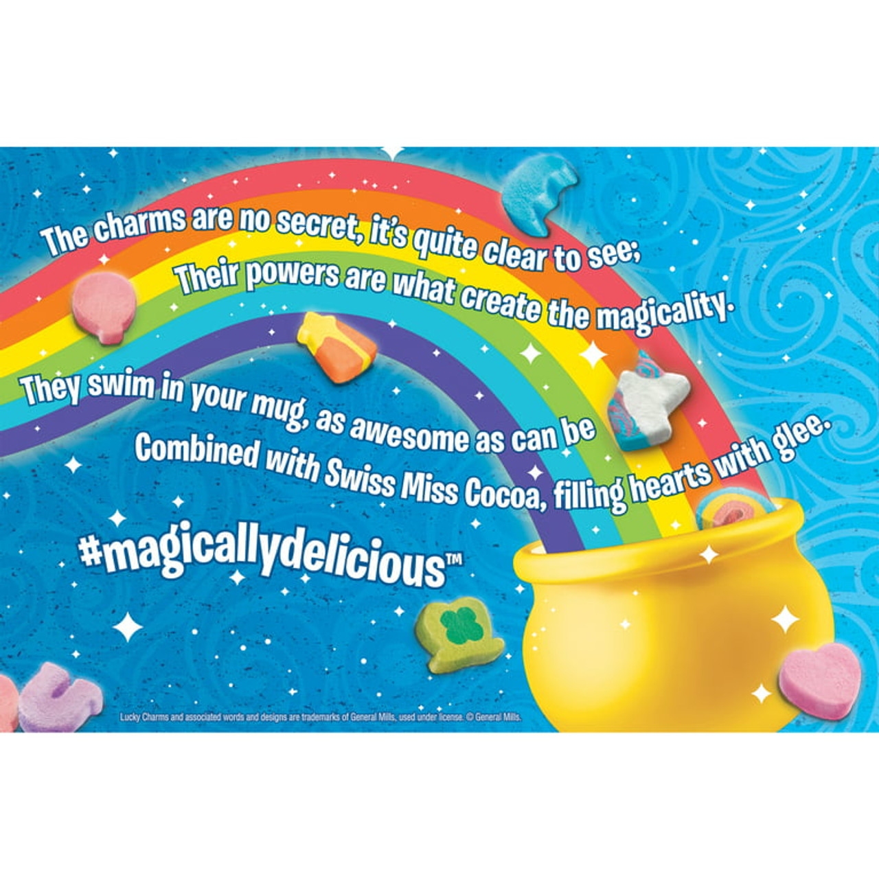 Swiss Miss Chocolate Flavored Hot Cocoa Mix with Lucky Charms Marshmallows, 6 Count Hot Cocoa Mix Packets (8 Pack) - [From 15.00 - Choose pk Qty ] - *Ships from Miami