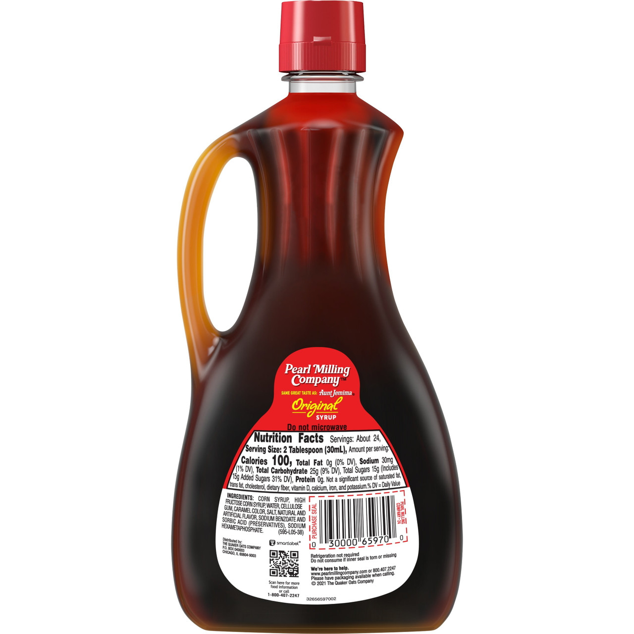 Pearl Milling Company Original Syrup, 24 fl oz, Bottle - [From 19.00 - Choose pk Qty ] - *Ships from Miami