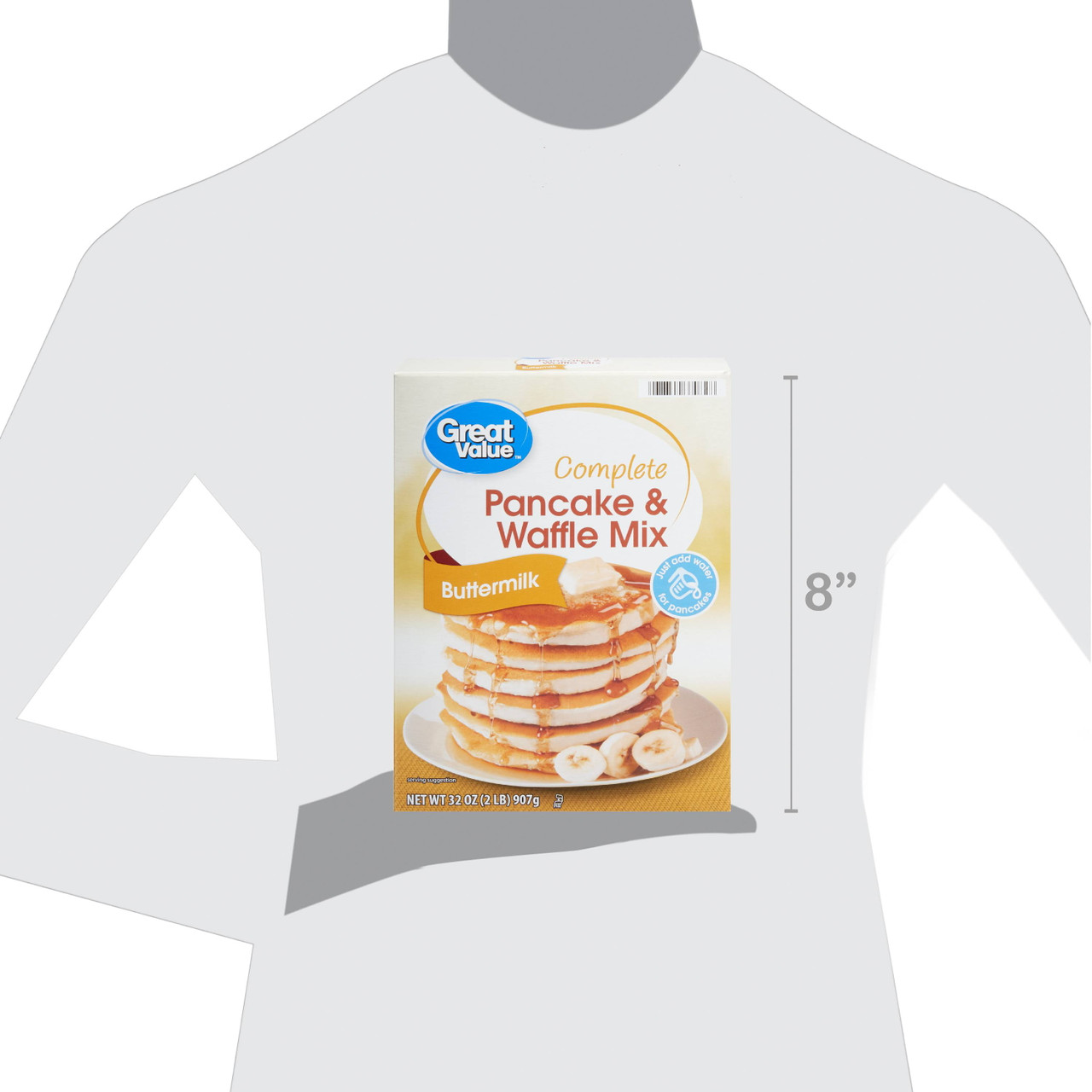 Great Value Complete Pancake & Waffle Mix, Buttermilk, 32 oz - [From 12.00 - Choose pk Qty ] - *Ships from Miami