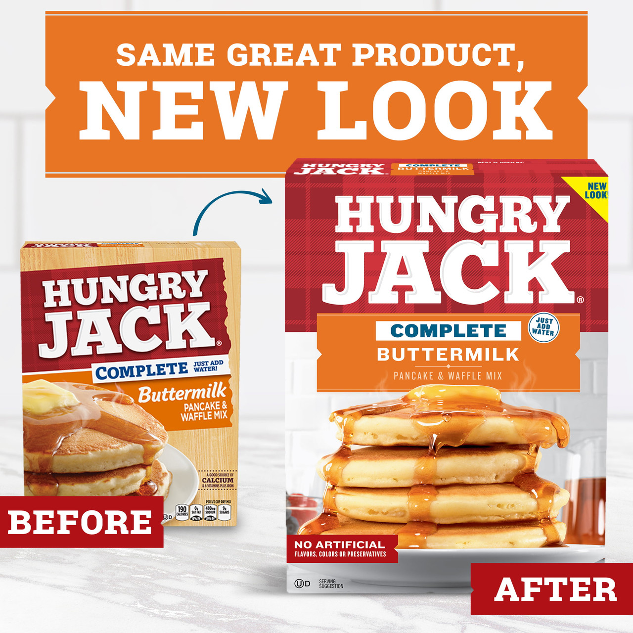 Hungry Jack Complete Buttermilk Pancake Mix and Waffle Mix, 32 oz - [From 16.00 - Choose pk Qty ] - *Ships from Miami
