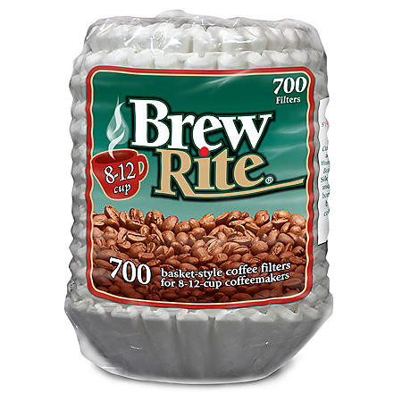 Brew Rite Coffee Filter (8-12 Cups, 700ct.) - [From 25.00 - Choose pk Qty ] - *Ships from Miami