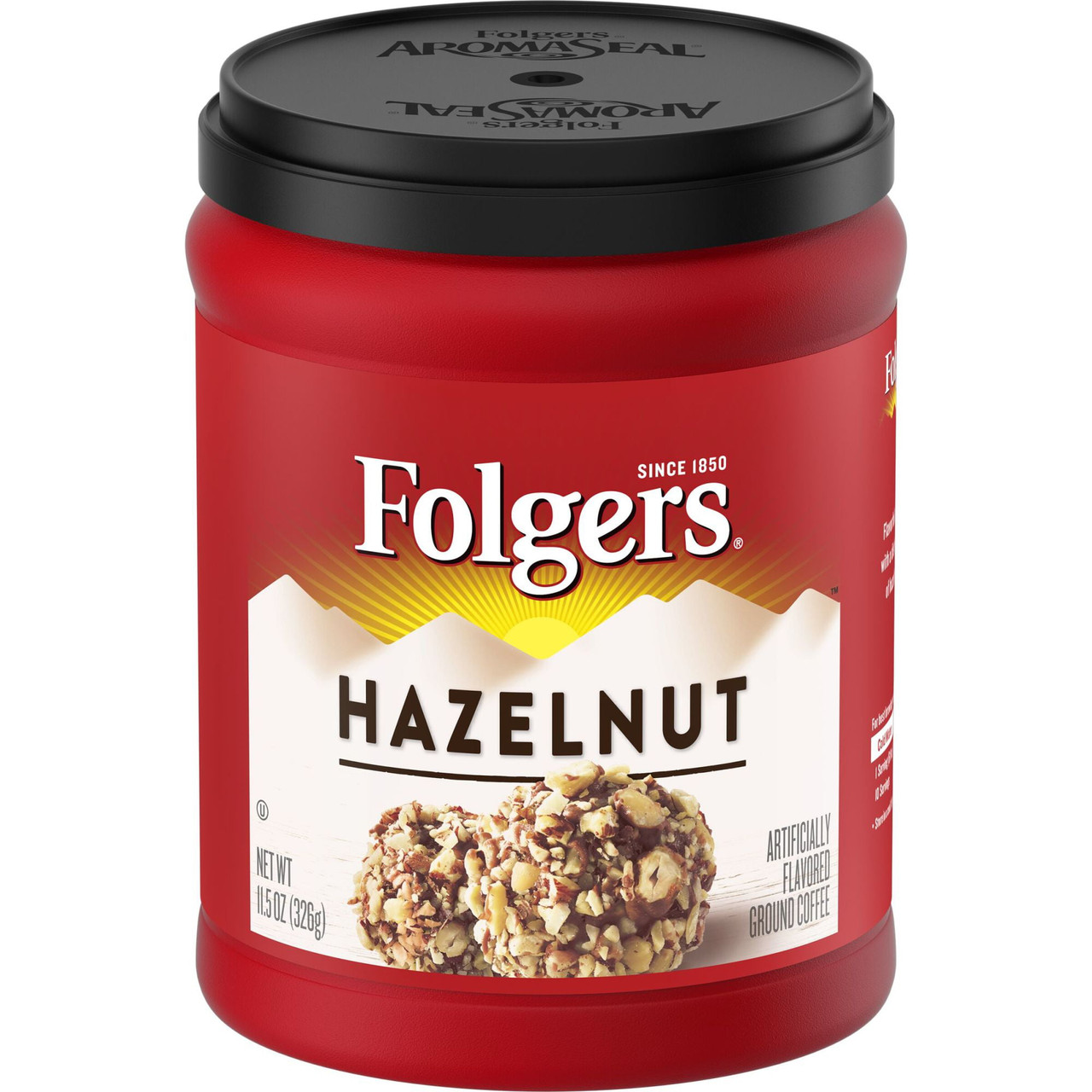 Folgers Hazelnut Ground Coffee, 11.5-Ounce - [From 23.00 - Choose pk Qty ] - *Ships from Miami