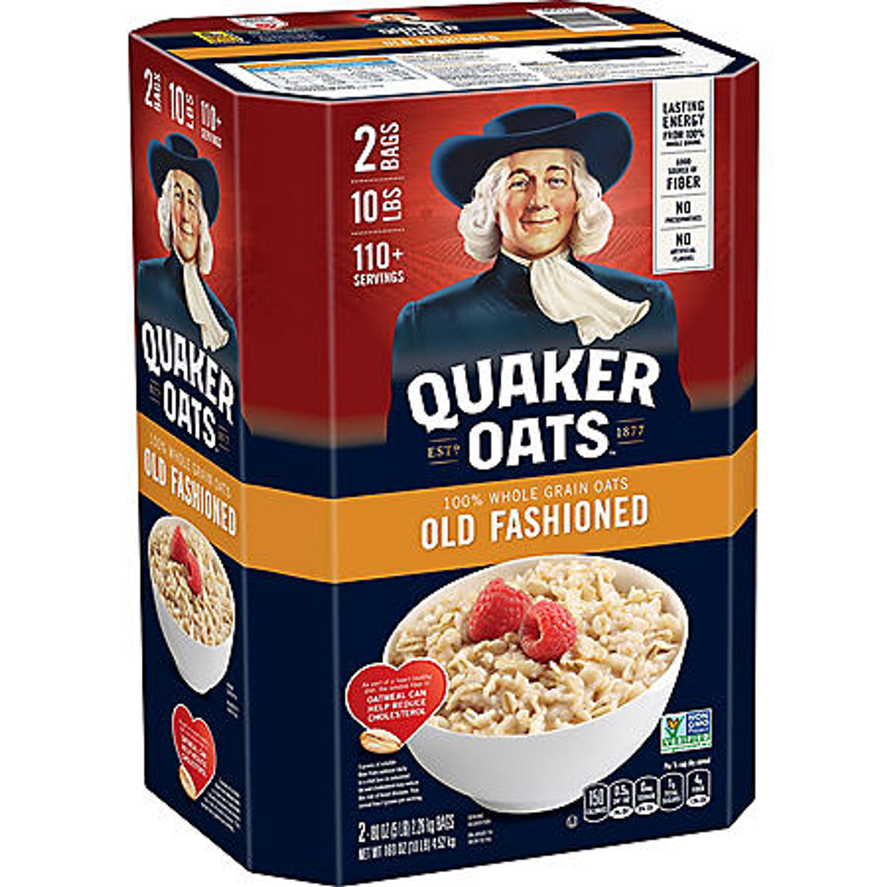 Quaker Old Fashioned Oats (5 lb., 2 pk.) - [From 62.00 - Choose pk Qty ] - *Ships from Miami
