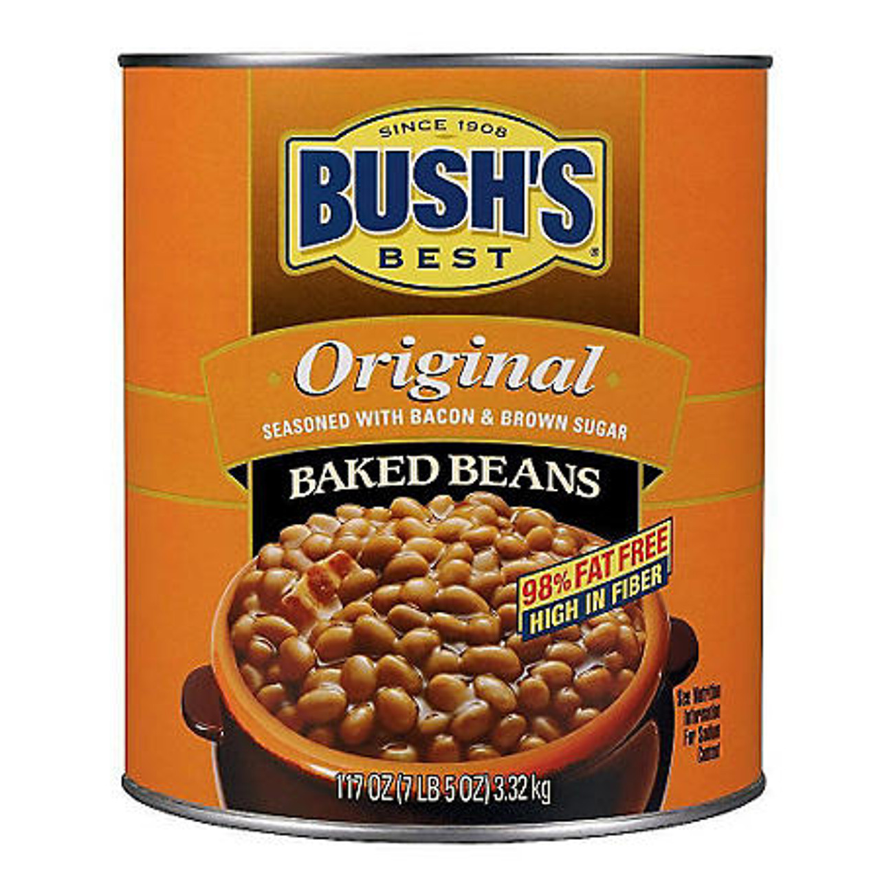 Bush's Original Baked Beans (117 oz.) - [From 45.00 - Choose pk Qty ] - *Ships from Miami