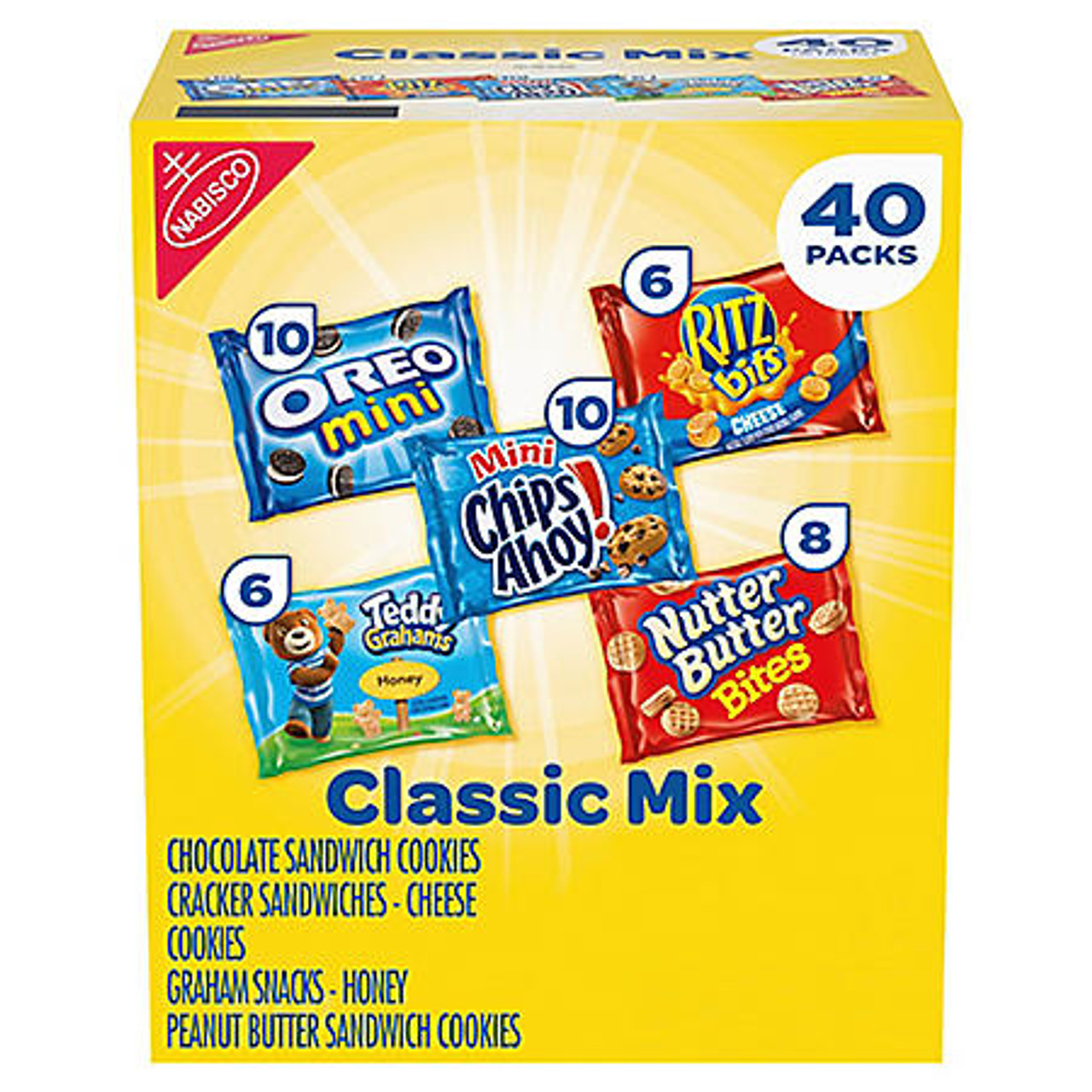 Nabisco Classic Mix Variety Pack (40 pk.) - [From 66.00 - Choose pk Qty ] - *Ships from Miami
