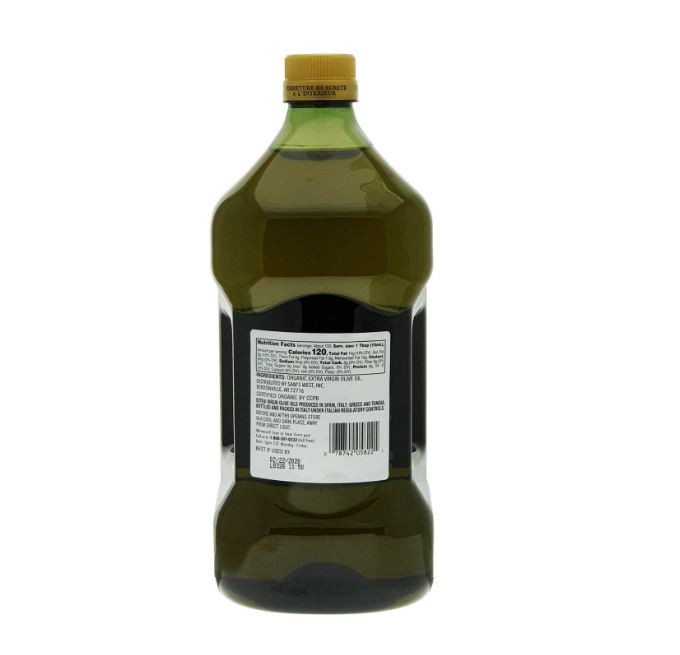 Member's Mark Organic Extra Virgin Olive Oil (2 L) - *In Store