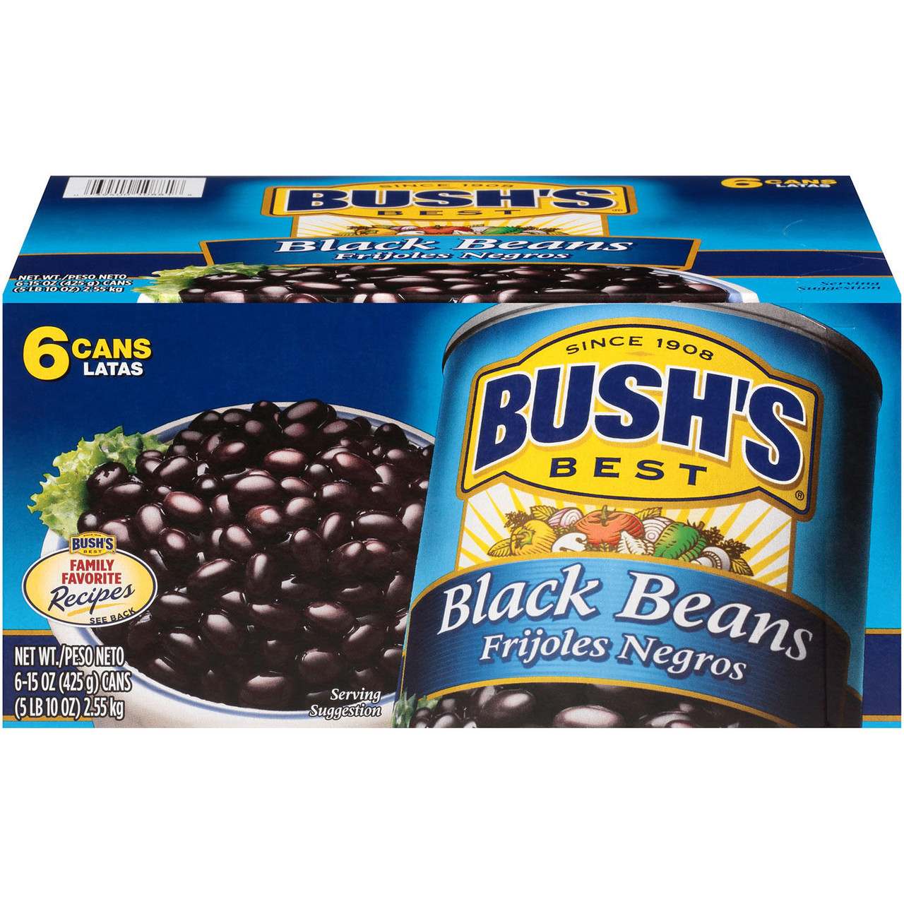 Bush's Black Beans (15 oz., 6 pk.) - *Pre-Order