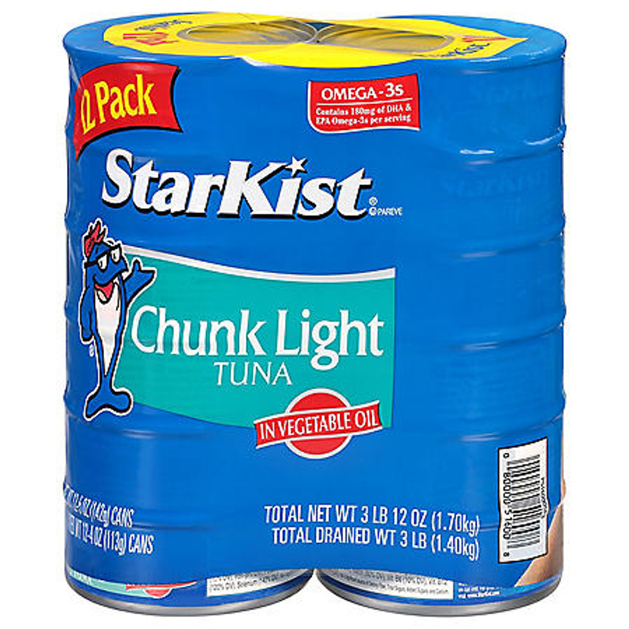 StarKist Chunk Light Tuna in Oil (5 oz., 12 pk.) - [From 62.00 - Choose pk Qty ] - *Ships from Miami