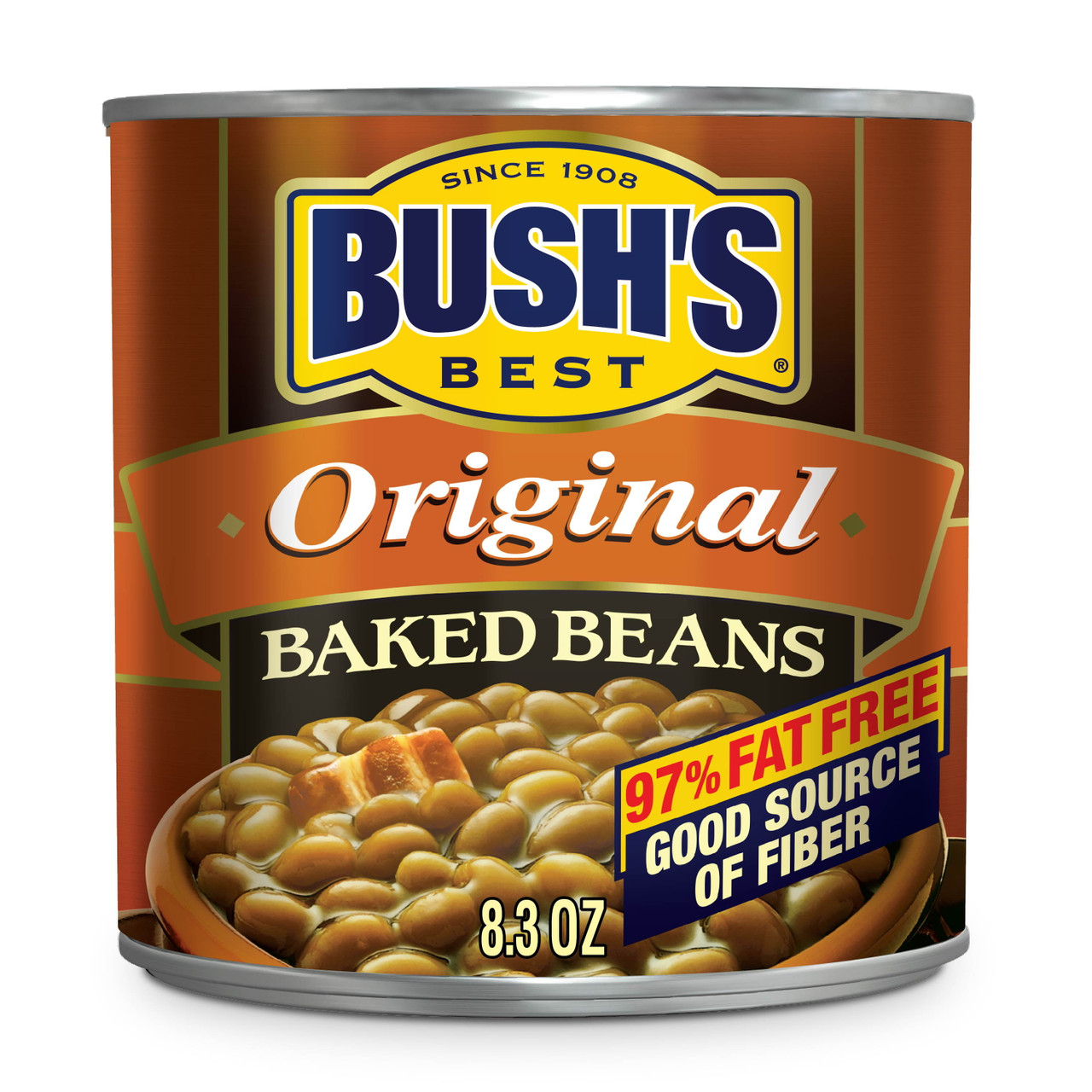 Bush's Original Baked Beans with Bacon and Brown Sugar, 8.3 oz - [From 9.00 - Choose pk Qty ] - *Ships from Miami