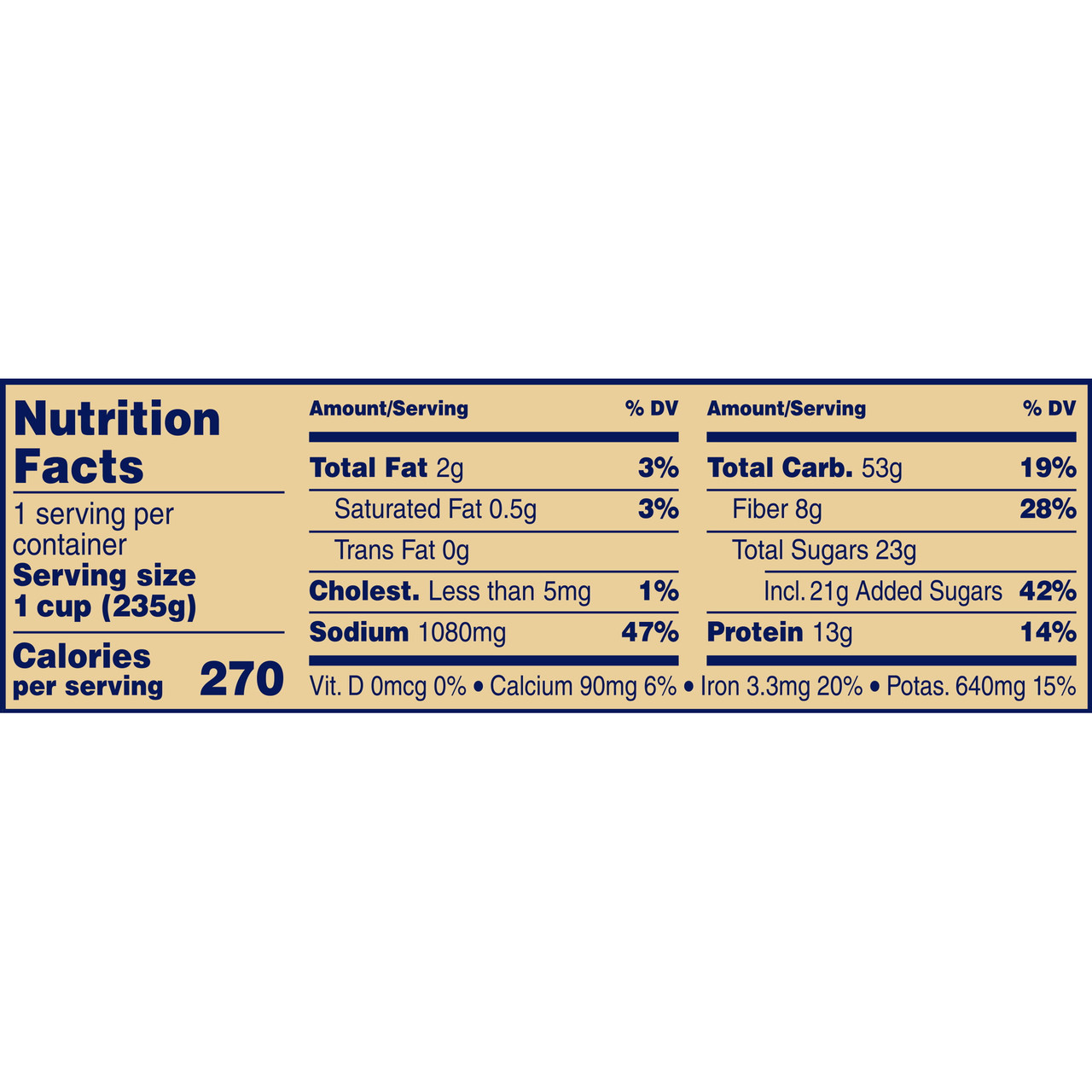 Bush's Original Baked Beans with Bacon and Brown Sugar, 8.3 oz - [From 9.00 - Choose pk Qty ] - *Ships from Miami