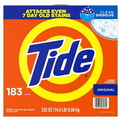 Tide HE Ultra Powder Laundry Detergent, Original (232 oz., 183 loads) - [From 135.00 - Choose pk Qty ] - *Ships from Miami