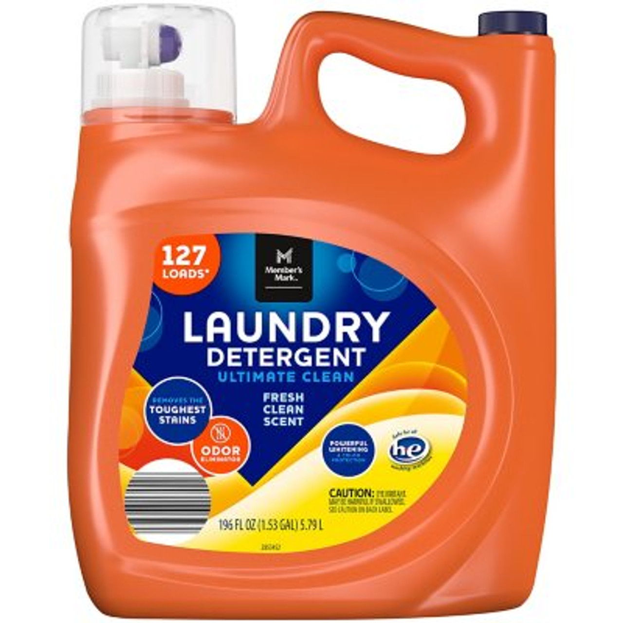 Member's Mark Liquid Laundry Detergent, Ultimate Clean Fresh Scent (196 fl. oz., 127 loads) - [From 56.00 - Choose pk Qty ] - *Ships from Miami