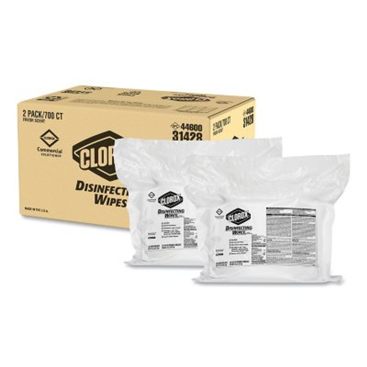 Clorox Disinfecting Wipes Refills, Fresh Scent (700 wipes/pk., 2 pk.) - *Pre-Order