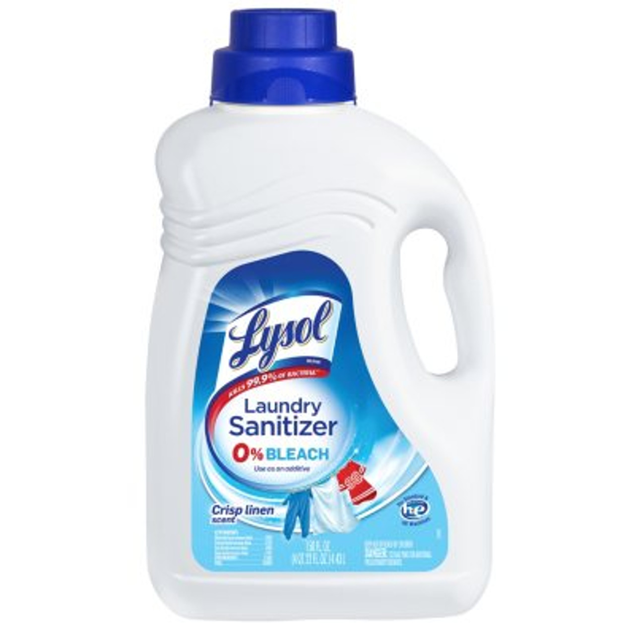 Lysol Laundry Sanitizer Additive, Crisp Linen (150 fl. oz.) - [From 71.00 - Choose pk Qty ] - *Ships from Miami