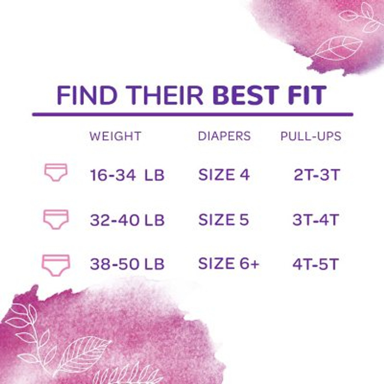 Huggies Pull-Ups New Leaf Training Underwear for Girls 3T-4T - 96 ct. (32-40 lbs) - *Pre-Order