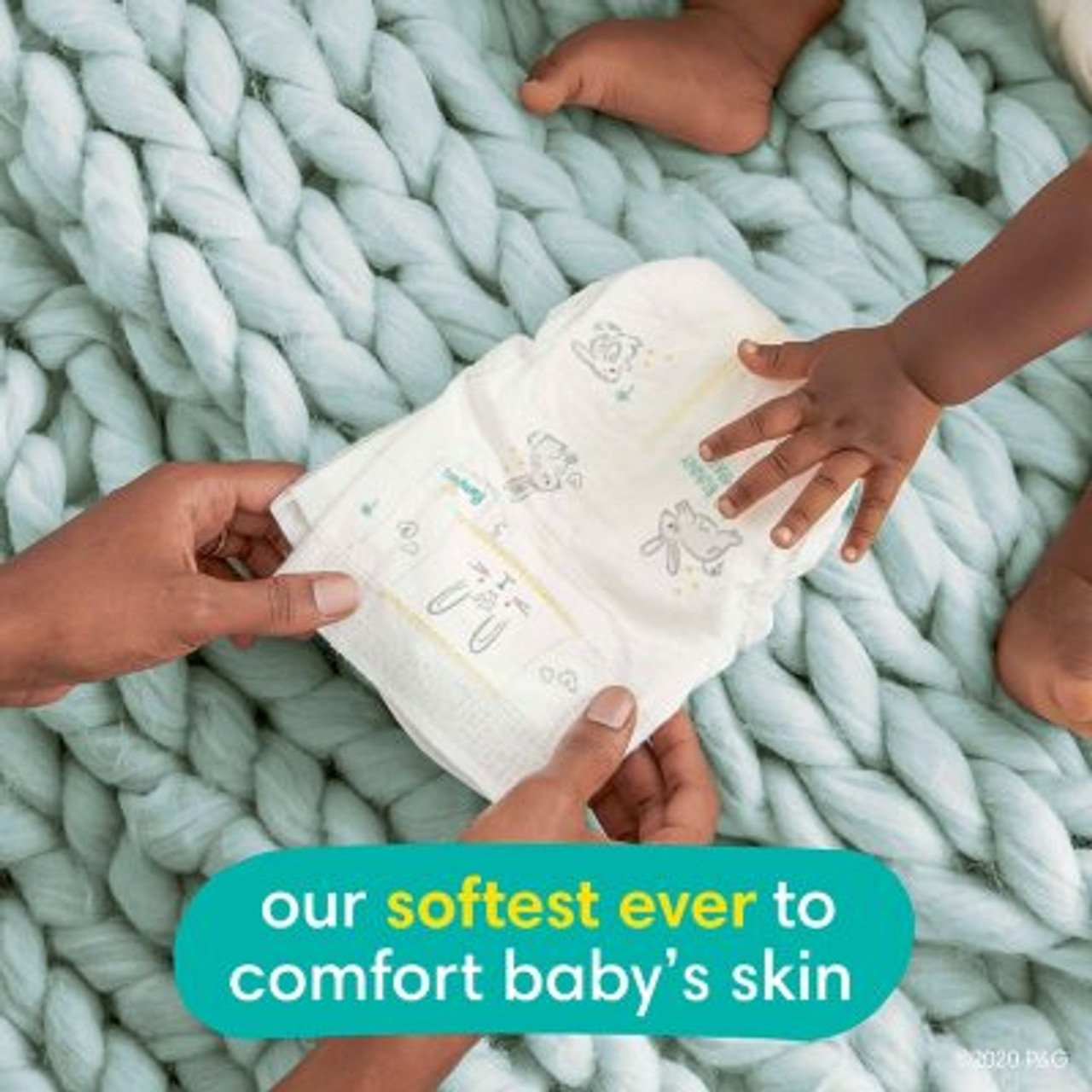 Pampers Swaddlers Softest Ever Diapers Size 1 - 210 ct. (8-14 lbs.) - *Pre-Order