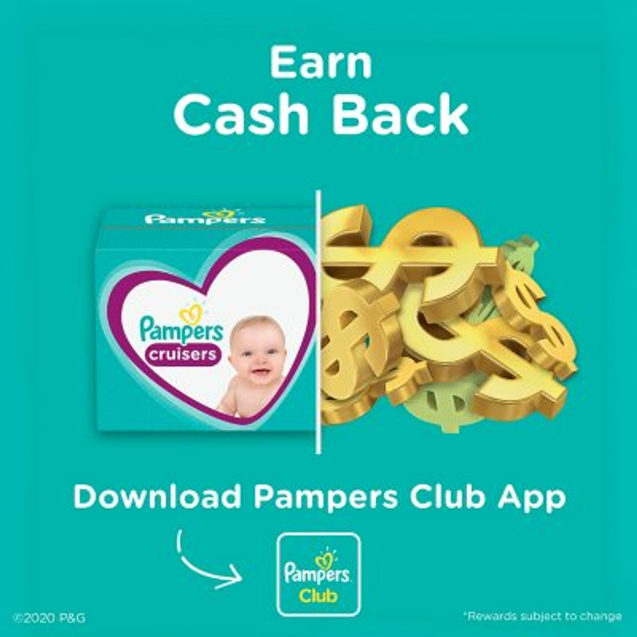 Pampers Cruisers Stay-Put Fit Diapers Size 5 - 144 ct. (27+ lbs.) - *Pre-Order