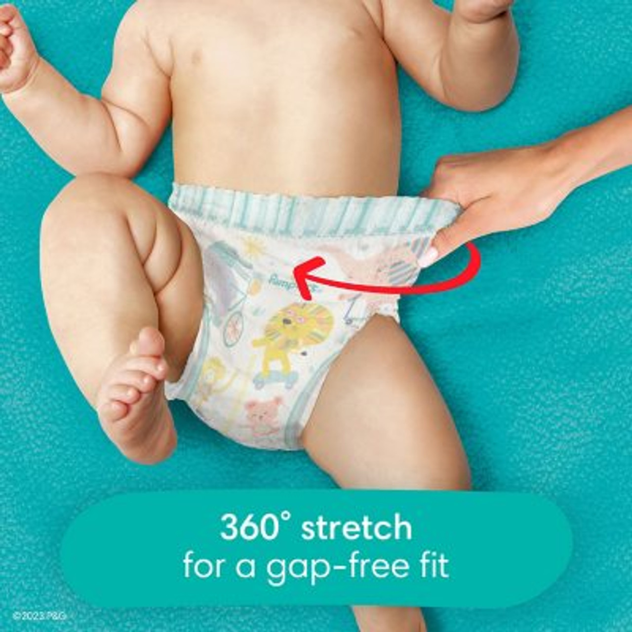 Pampers Cruisers 360 Diapers Gap-Free Fit Size 5 - 124 ct. (27+ lbs.) - *Pre-Order