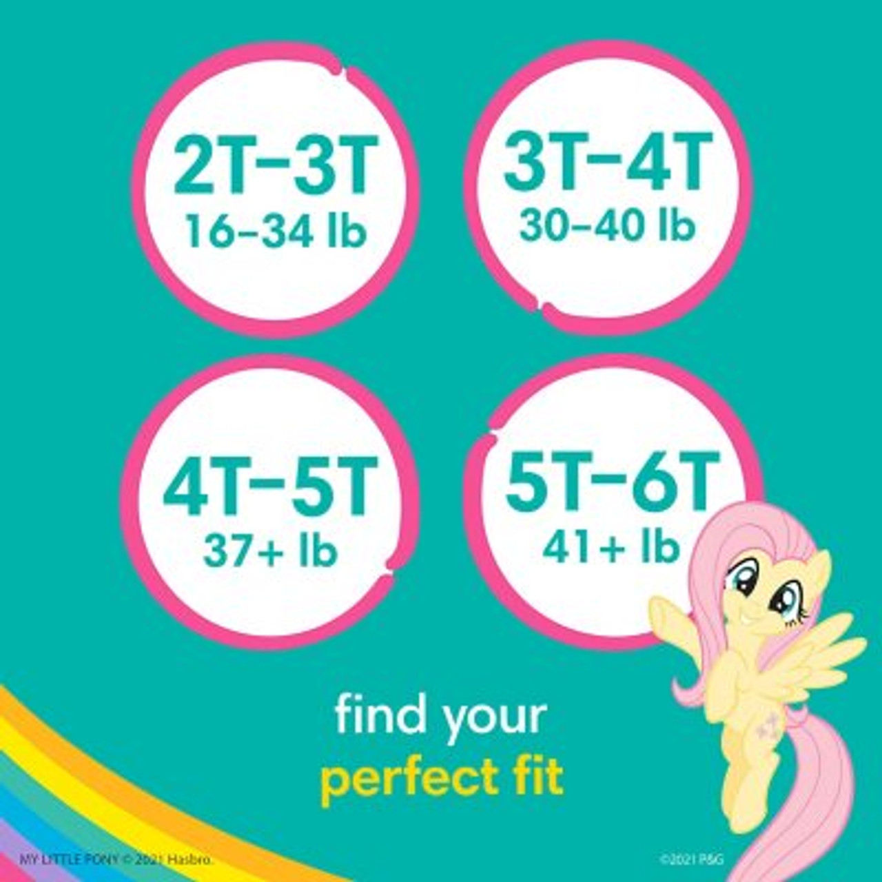 Pampers Easy Ups Training Pants Underwear for Girls 4T-5T - 104 ct. (37+ lbs.) - *Pre-Order