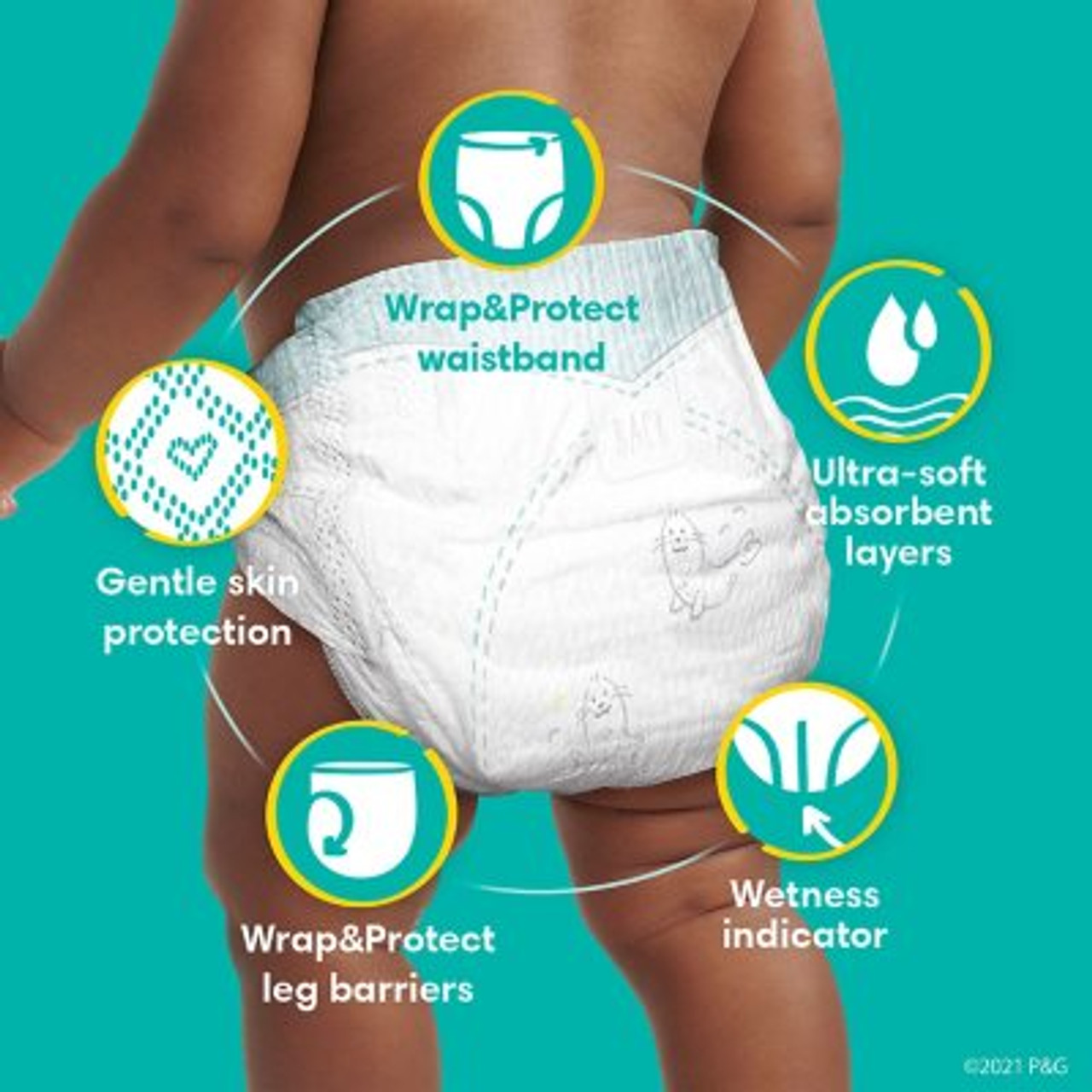 Pampers Swaddlers Softest Ever Diapers Size 4 - 144 ct. (22-37 lbs.) - *Pre-Order