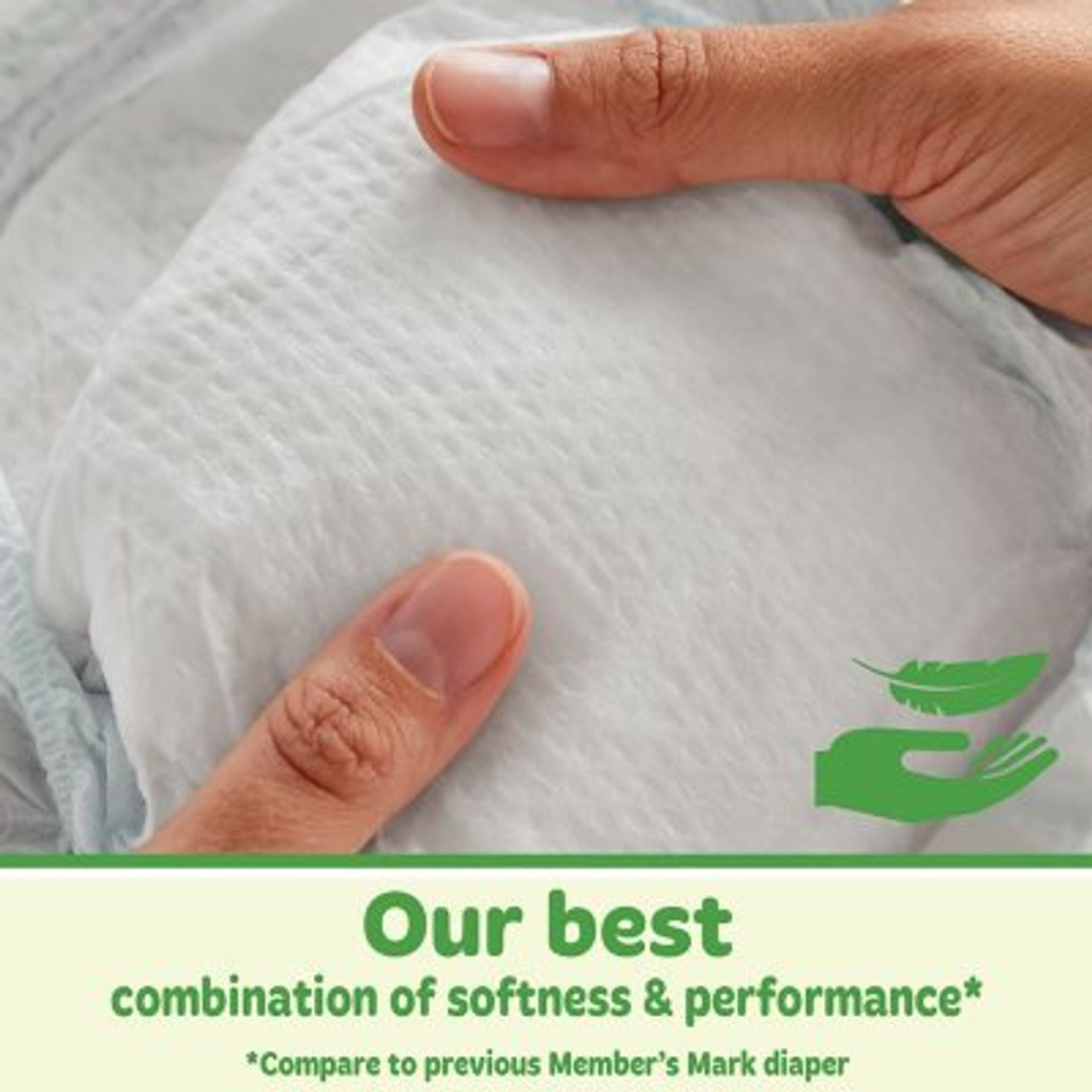 Member's Mark Premium Baby Diapers Newborn - 108 ct. ( >10 lbs.) - [From 107.00 - Choose pk Qty ] - *Ships from Miami