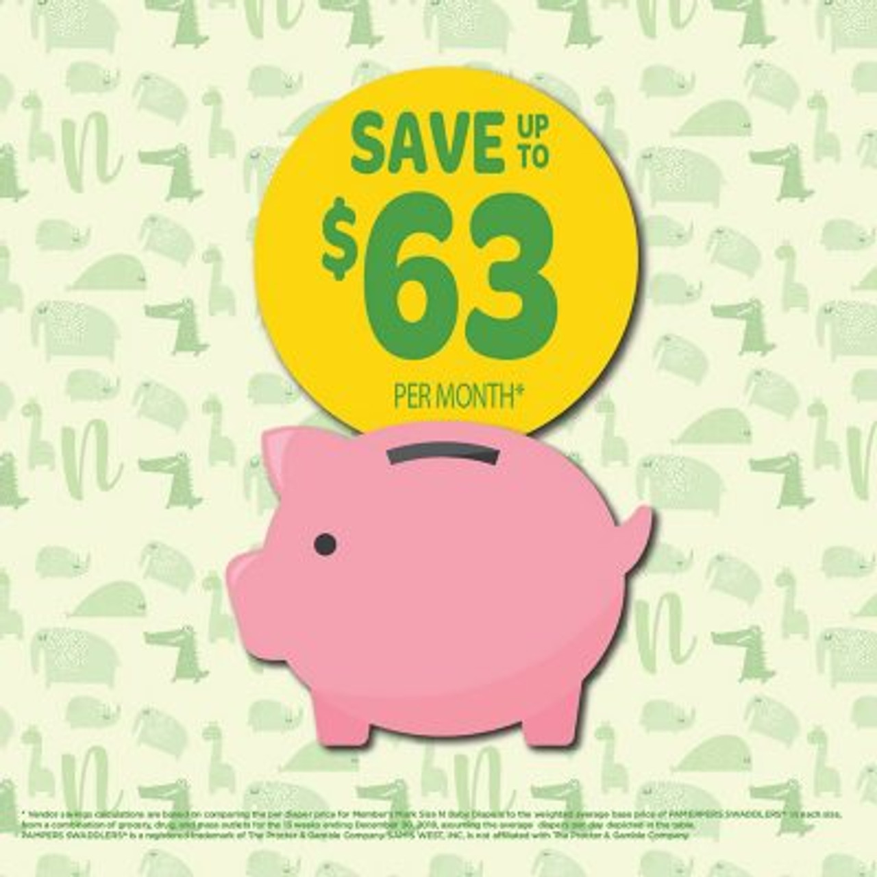 Member's Mark Premium Baby Diapers Newborn - 108 ct. ( >10 lbs.) - [From 113.00 - Choose pk Qty ] - *Ships from Miami