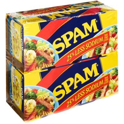 SPAM Less Sodium (12 oz., 8 pk.) - [From 86.00 - Choose pk Qty ] - *Ships from Miami