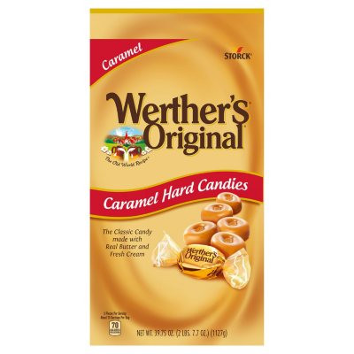 Werther's Original Individually Wrapped Hard Caramel Candy (39.75 oz.) - [From 42.00 - Choose pk Qty ] - *Ships from Miami